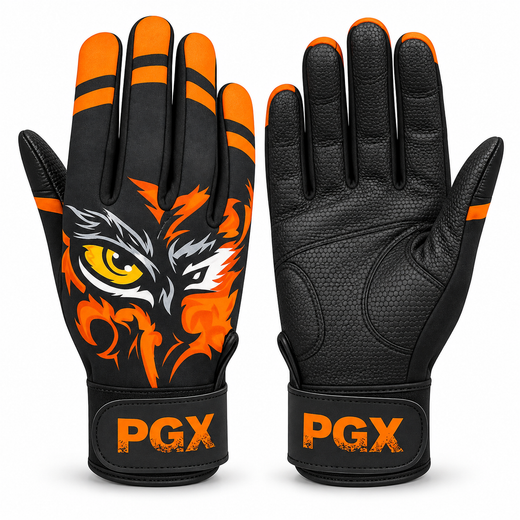 Eye of the Tiger Baseball Batting Gloves