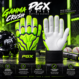 PGX Gamma Crush Long Cuff long cuff batting gloves