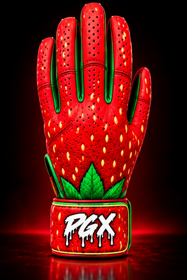 PGX Strawberry long cuff batting gloves