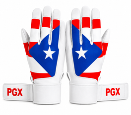 PGX Puerto Rico long cuff batting gloves