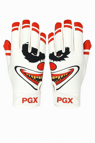 Crazy Clown Football Receiver Gloves