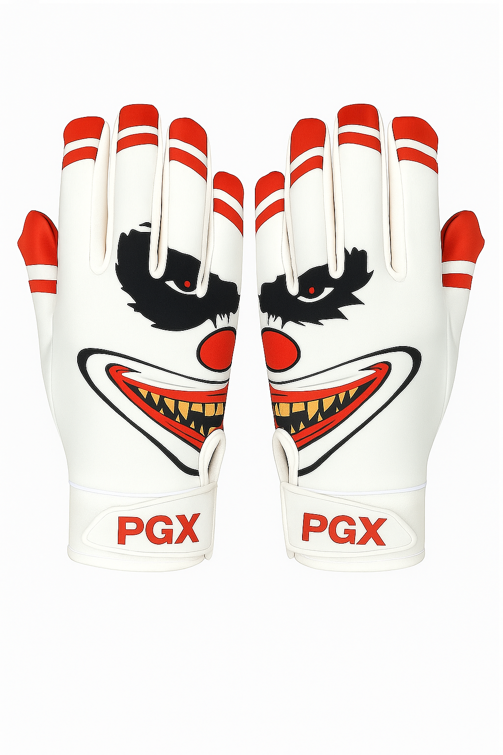 Crazy Clown Football Receiver Gloves