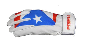 Puerto Rico Baseball Batting Gloves - PRIMAL BASEBALL